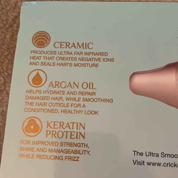 Cricket Ultra Smooth 1.25” curling iron BRAND NEW - Picture 4 of 6